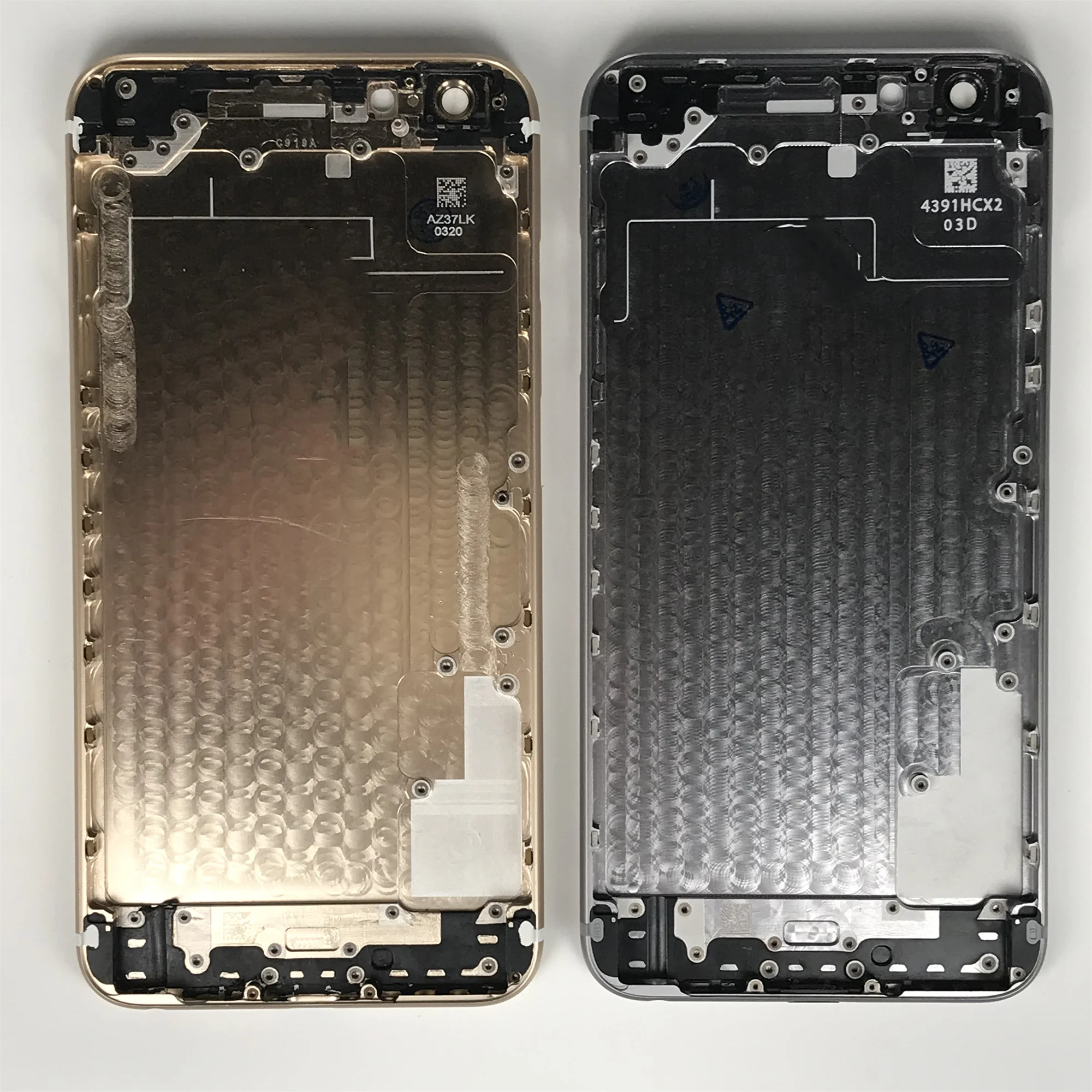 Задняя крышка корпуса для iPhone 6s 6s Plus, чехол на дверь, средняя рамка, корпус, замена корпуса, золотистый, серый, серебристый, розовый