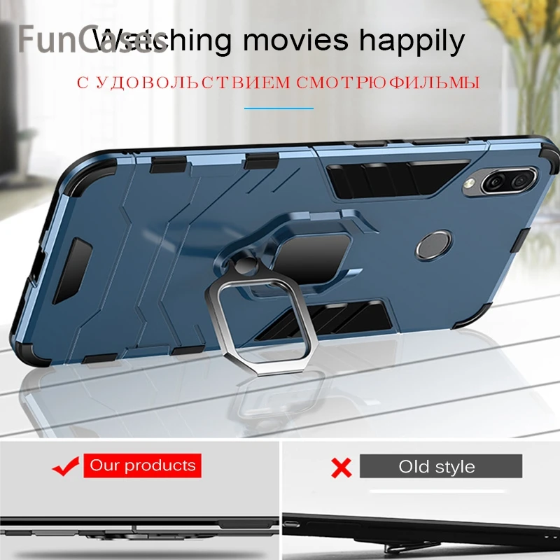 Роскошный противоударный бронированный Магнитный чехол для huawei Honor 8X 8A 20 Pro 10 Lite