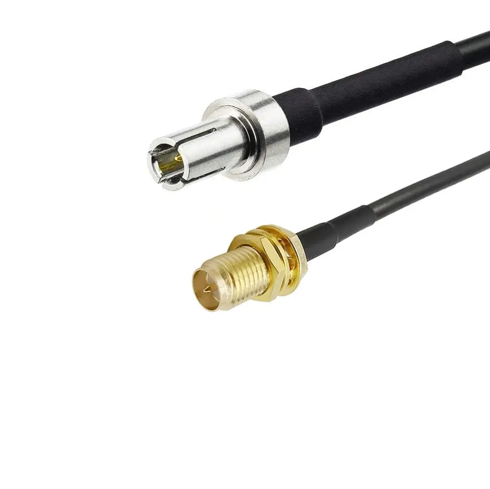 Ts9 Maschio A Rp-Sma Connettore Femmina Rg174 Cavo Per 3G 4G Zte Huawei Modem 18 Cm