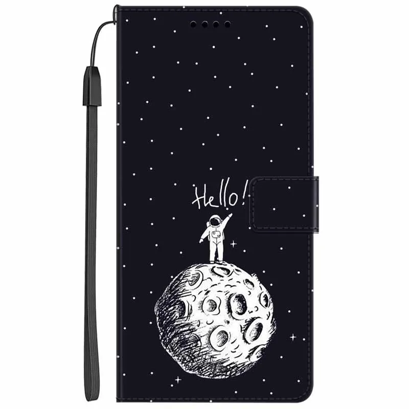 Elegant Leather Flip Wallet Case with Magnetic Closure and Stand Holder - Lovely Protector