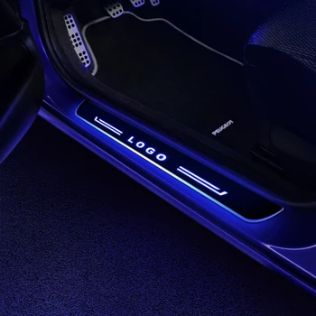 

Customized Car LED Door Sill Plate For Honda Accord Hatchback 2009 2010- 2012 Acrylic Moving Light Welcome Pedal Car Accessories
