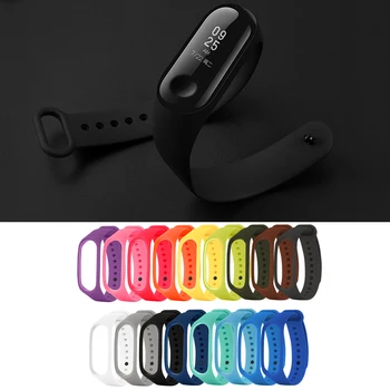 

Gosear 6/10/17PCS Assorted Color Fashion Replacement Wristband Wrist Strap Band for Xiaomi Mi Band 3 4 Smart Bracelet Accessory