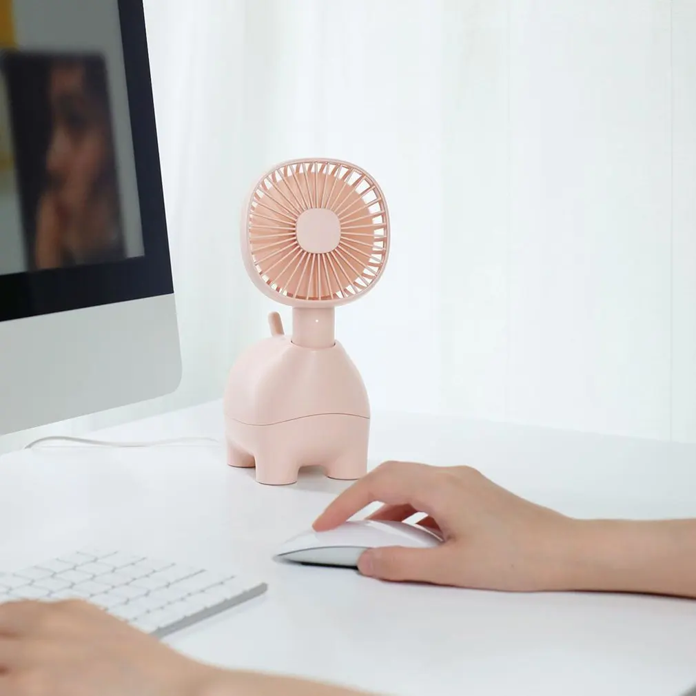 Мультфильм милый Альпака USB Ручной Настольный Вентилятор Кулер ручной кондиционер охлаждающий вентилятор летний кондиционер охладитель
