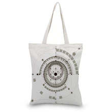 Сумка-шоппер, сумка-тоут из парусины, сумка для ежедневного использования, печать на заказ, текстовый логотип, сумка-портфель DIY, складная сумка, Экологичная многоразовая утилизация