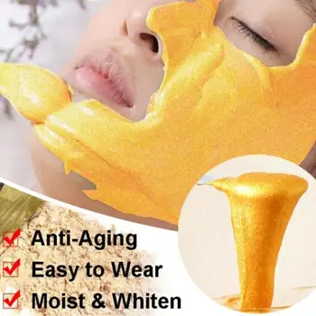 

24k Gold Active Collagen Hyaluronic Acid Soft Mask Powder Face Mask Anti Aging Anti Wrinkle Peel Off Rubber Mask Powder 50g