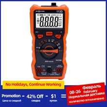 RICHMETERS - Multimètre numériques grand écran RM113D NCV 6000