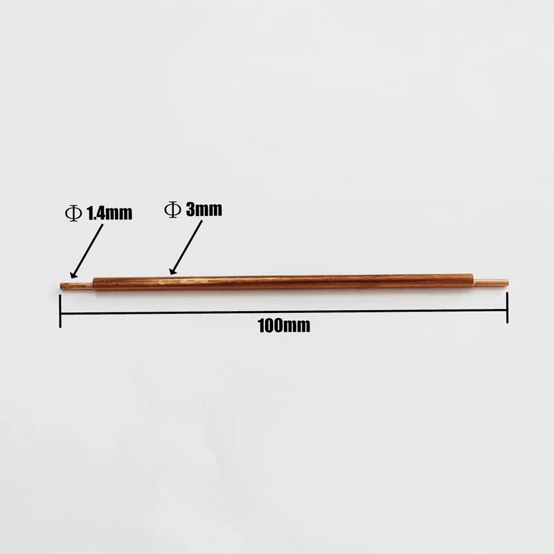 50pcs 3*100mm Welding Pin Soldering Needle Spot Welder Machine Weld Accessories Alumina Copper Material Solder Pins