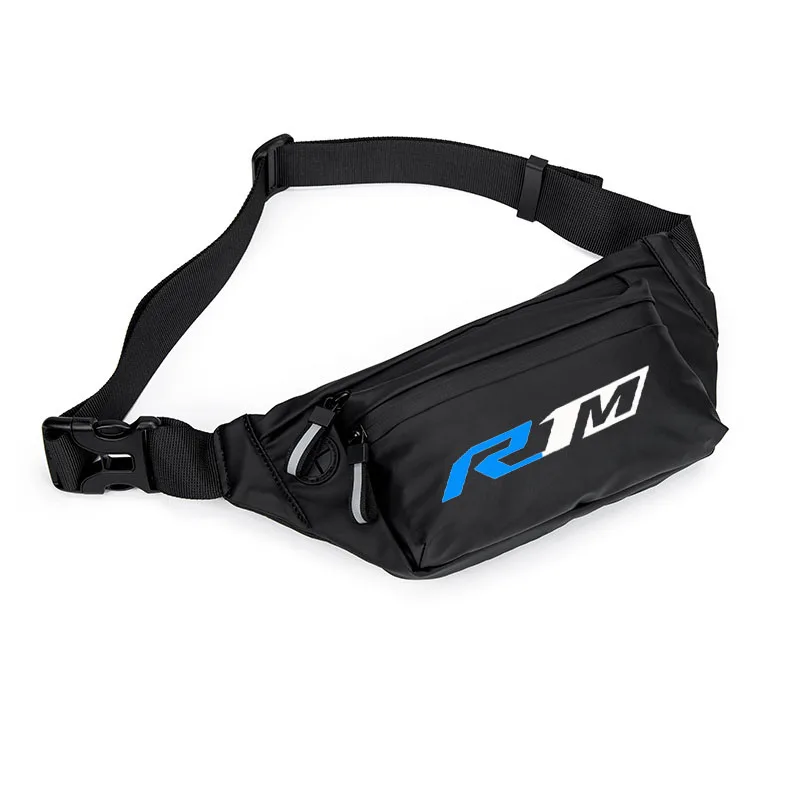 Per Yamaha Yzf R1/R1M/R1S Logo Uomo Marsupio Cintura Hip Bum Slant Borsa Posteriore Borsa Petto Maschio Moto Equitazione Borsa Antifurto
