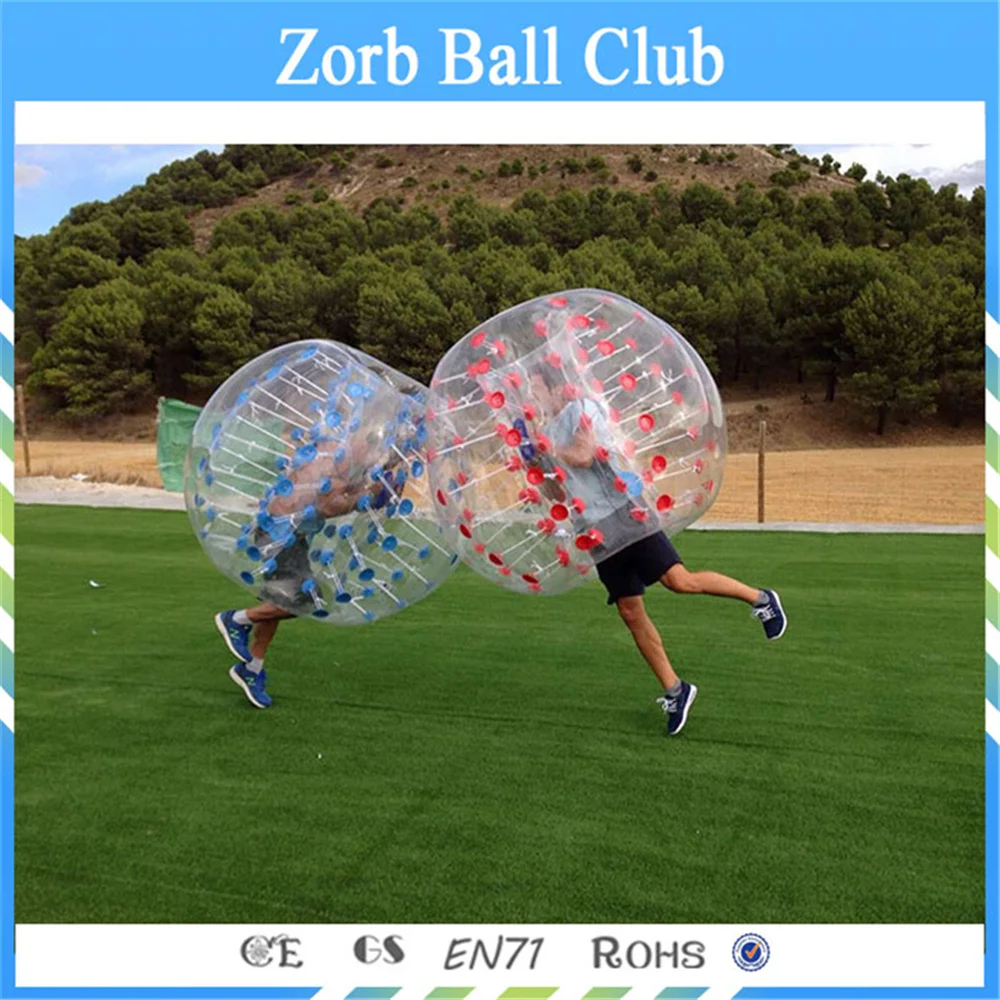1.0meter Diameter TPU Bumper Ball Bubble Football Bubble Soccer Zorb Ball
