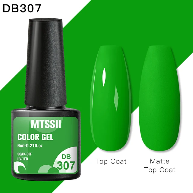 Mtssii Reflective Glitter Gel Nail Polish 6ml Sparkling Auroras Laser Nail Gel Nail Art Varnish Semi Permanent Top Base Gel Q15171 NO Reflective