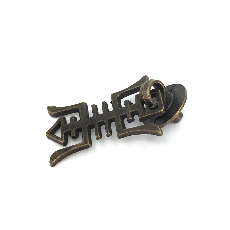 10pcs 53mmx26mm Vintage Old Style Chinese Character Drawer Knob