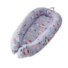 85x50 см детское гнездо кровать портативная моющаяся кроватка дорожная кровать детская люлька-качалка для новорожденных детская кроватка бампер матрас