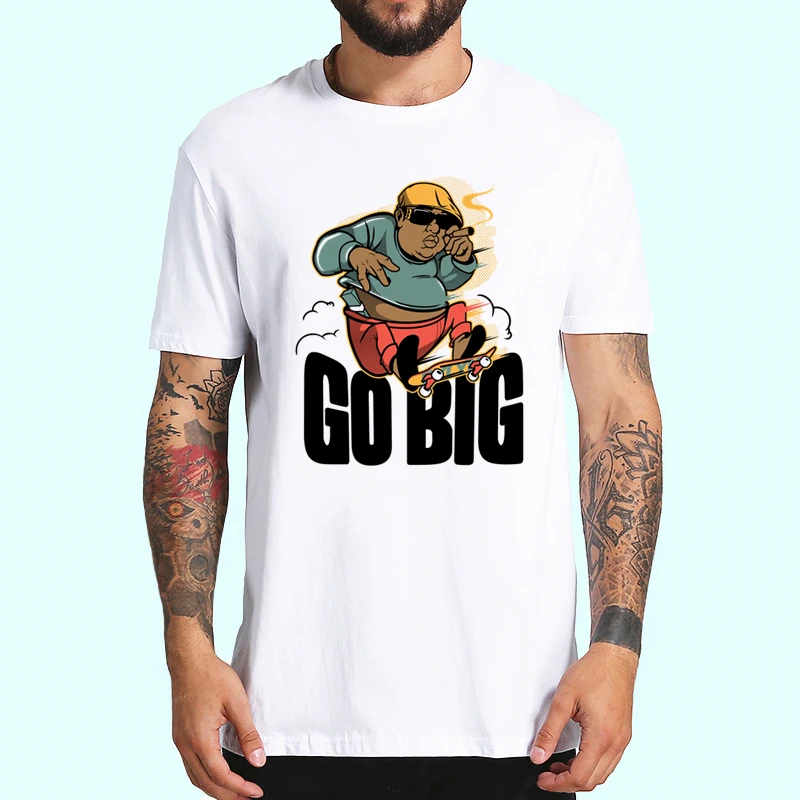 Известные b. I.g Америка хип-хоп рок звезда Бигги Смолс футболки модные мужские и