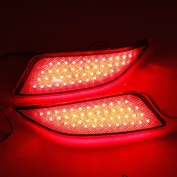 

Accessories LED Light Car Auto Red Reflector ABS+LED DC12V 6W Taillight