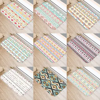 

40x60cm Cute Diy Print Floor Mat Bathroom Ground Mat Slip Door Bath Pad Rug Living Room Kitchen Carpet Home Decor