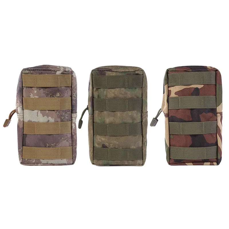 

21X11.5 cm Tactical MOLLE EDC Nylon Utility Gadget Pouch Tools Waist Bags Outdoor Sports Entertainment Climbing Bag Accessories