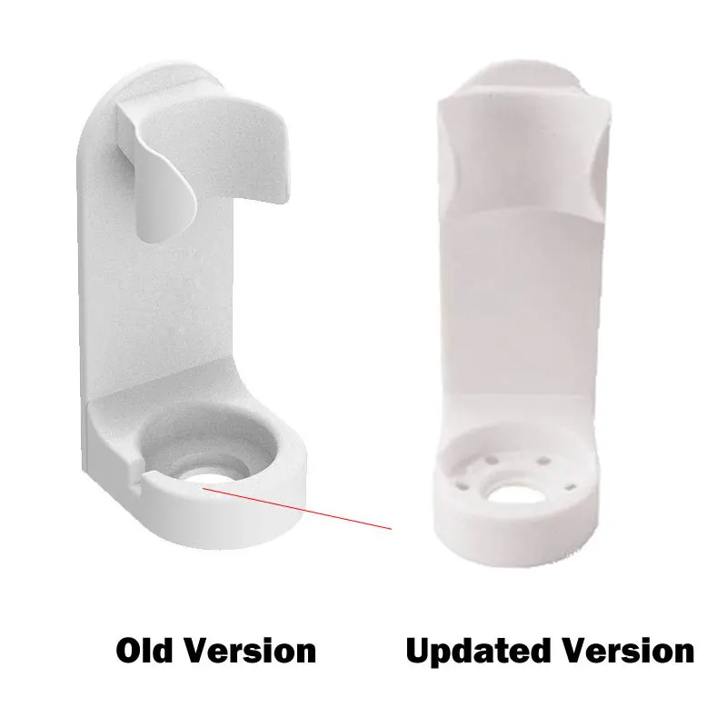 Electric Toothbrush Holder Stand Detachable Wall Mounted Bathroom Counter Stand with Sticker for 90% Electric Tooth Brushes Electric Toothbrush Holder Stand Detachable Wall Mounted Bathroom Counter Stand with Sticker for 90% Electric Tooth Brushes