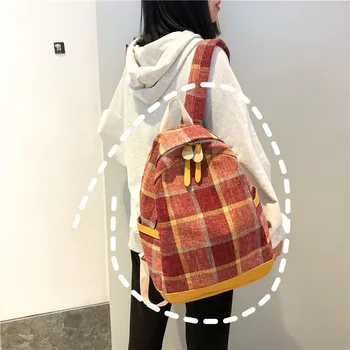 

Women Backpack Embroidery Teenagers Small Shoulder-Bag Female Black Girls Soft Flowers