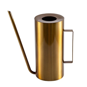 

1.5L Stainless Steel Watering Can Garden Flower Plants Long Mouth Sprinkling Pot D08F