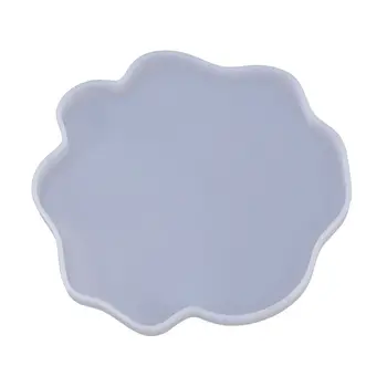 

Crystal Epoxy Resin Mold Irregular Coaster Casting Silicone Mould Making Tool