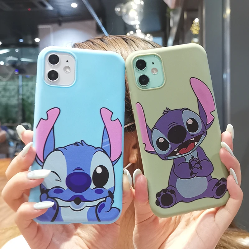 Чехол для телефона с мультяшной мышкой XiaoMi RedMi Note 8 7 6 5 K20 Pro Stitch матированные