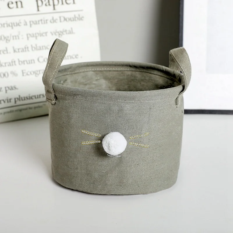 Hair Ball Cat Basket Organizer Handy Box Storage Bathroom Supplies Home Kitchen Toy Fashion Cloth Stationery
