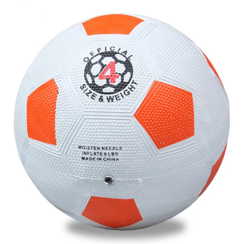 No. 4 rubber grain football children practice ball children's dedicated soccer ball training equipment