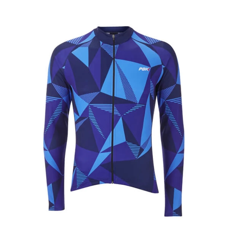 pbk bicycle team competition long-sleeved clothing men's winter warm cashmere production new cycling jersey