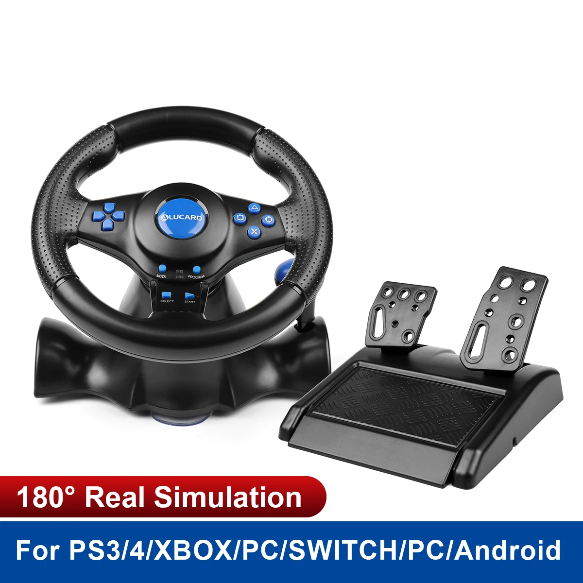 PROD 1005002622392359 Racing Steering Wheel Pedal For PS4/PS3/XBOX
ONE/XBOX 360/PC/SWITCH/PC/Android For DiRT 4 Game USB 180 Rotation Dual
Vibration