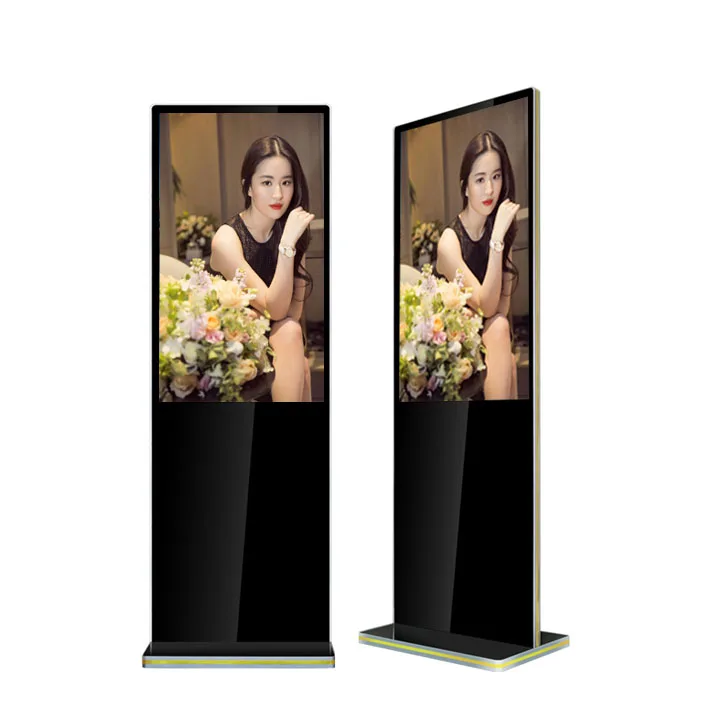 

21.5 Inch Android Wifi Lcd Advertising Player Vertical Display Screen Floor Stand Digital Signage Totem Kiosk