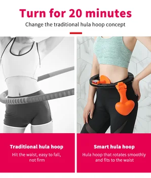 

Intelligent Counting Fitness Sport Hoop Smart Yoga Sport Hoop Adjustable Thin Waist Exercise Gym Hoop Fitness Equipment Home