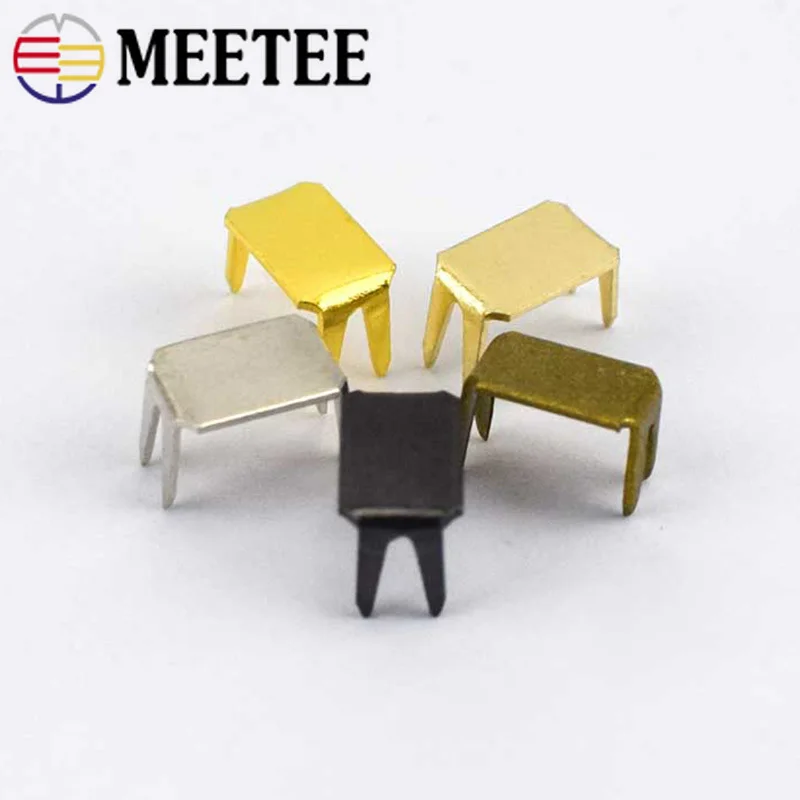 50Pcs Non-slip Metal Zipper Stopper End Locks For 3# 5# 8# 10# Nylon Zippers DIY Instant Fix Zip Repair Kit Replacement | Дом и сад