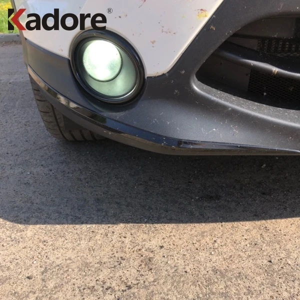 Для Nissan Qashqai 2014 2015 2016 ABS Хром передний бампер Foglight век блестящие полоски отделка