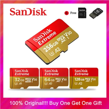 

SanDisk Micro SD Card 256GB 400GB 128GB 64GB 32GB MicroSDHC Memory Card Extreme Ultra MicroSD Read Speed 160M/s UHS-I TF Card U3