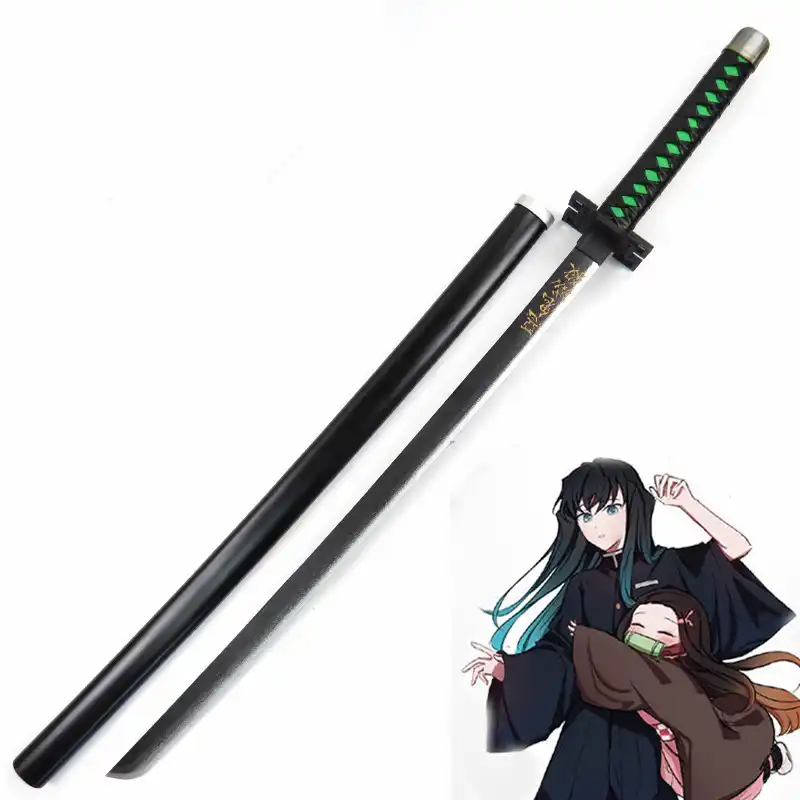 Demon Slayer Kimetsu No Yaiba Tokitou Muichirou Wooden Sword Cosplay