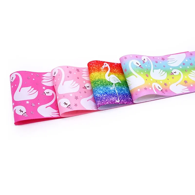 

3 inch 75 mm printed foil ribbon 50 yard