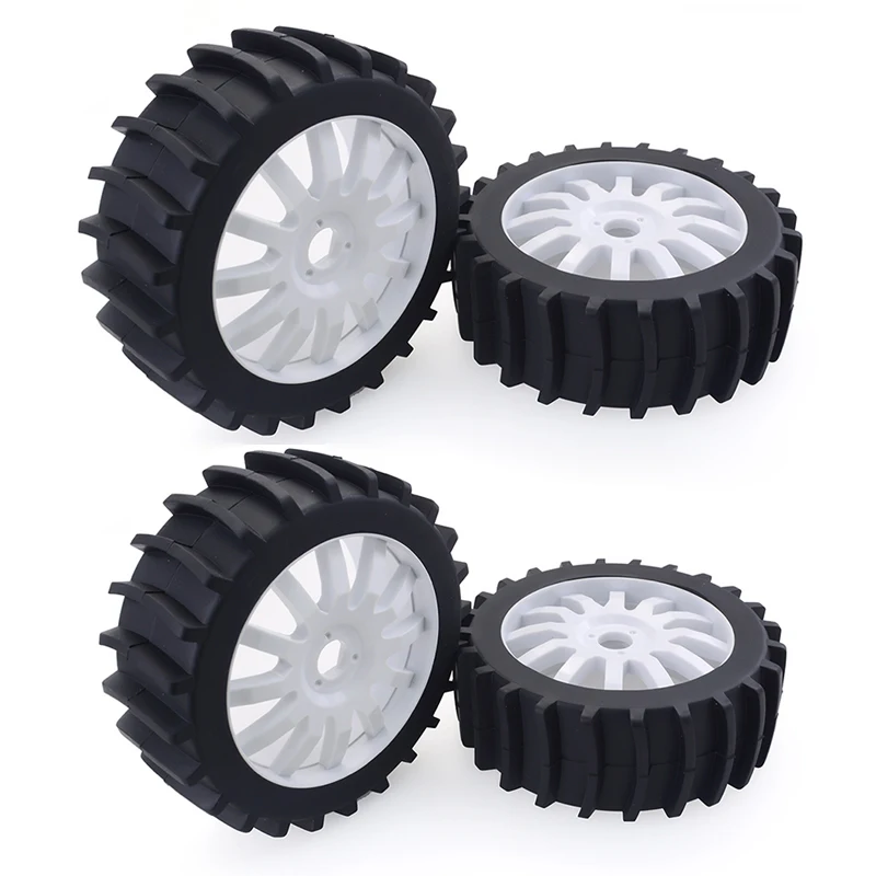 4 шт. 1/8 Багги внедорожные шины Hex 17 мм колеса для 1:8 HSP Redcar Racing Losi HPI XTR Badland короткие