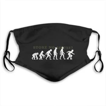 

Face Mask Evolution Of Man Roller Derby Crewneck 7 Colours Anti Dust With Filter For Men For Women Kids Girl Boy Teens Masks