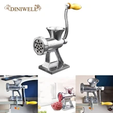 Ручная мясорубка DINIWELL, лезвия из нержавеющей стали, домашняя кухонная мясорубка, набор для мяса, овощей, чеснока, фруктов, резак
