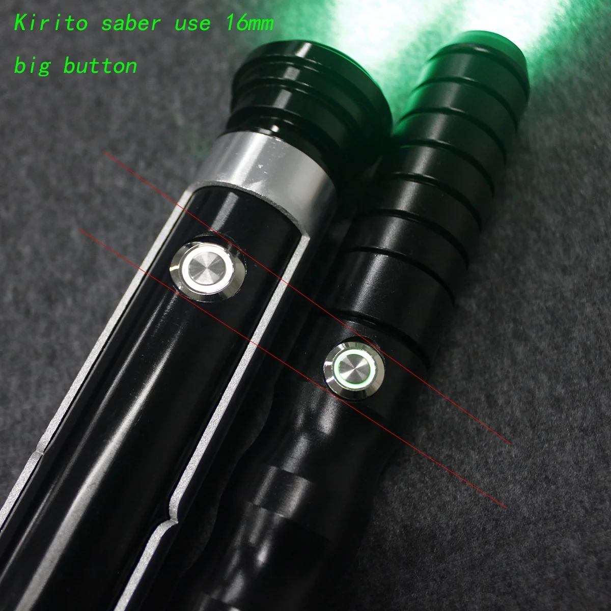 Yddsaber Kirito base lit high quality metal hilt complete heavy dueling FOC lightsaber with bright light and loud sound