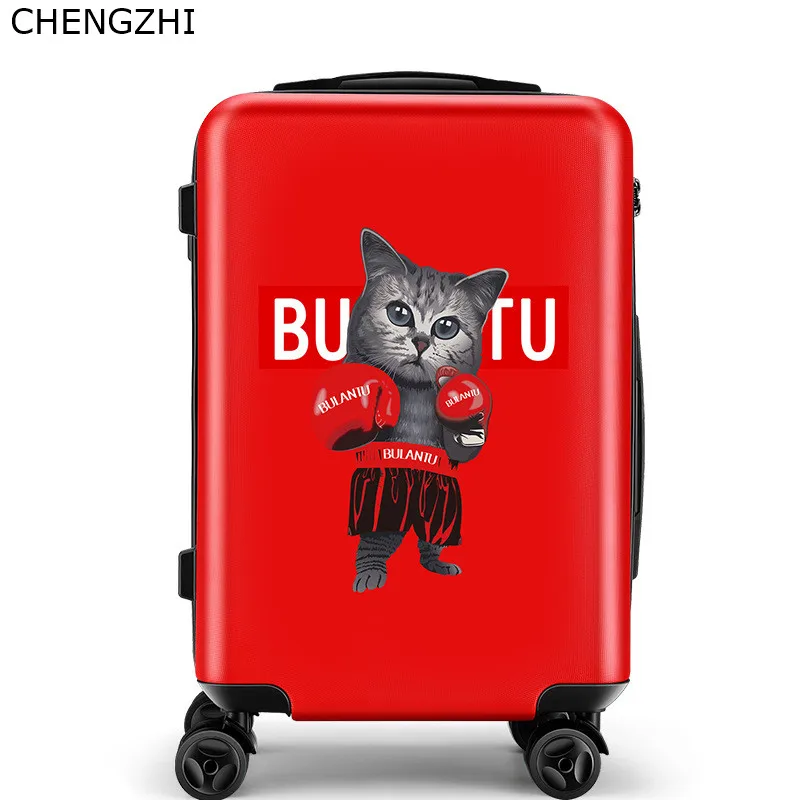 CHENGZHI 2" 24" 26 дюймов модные сумки на колёсиках Spinner студентов пароль чемодан колеса для женщин носить на колесиках дорожная сумка