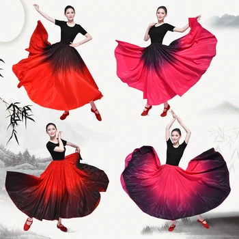 

Belly Gypsy Skirt Belly Dance Ruffle Flamenco Skirt New Belly Dancing Large Skirts Belly Dance Skirt Flamingo Costume
