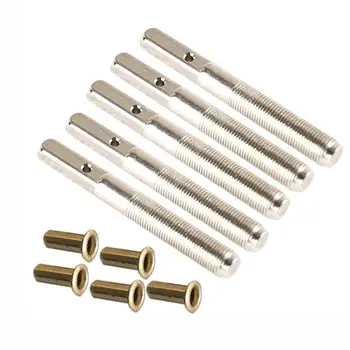 

5pcs Metal Lyre Fixed String Pin Nails Small Harp Heptachord Screws Pins Musical Stringed Instruments Accessories