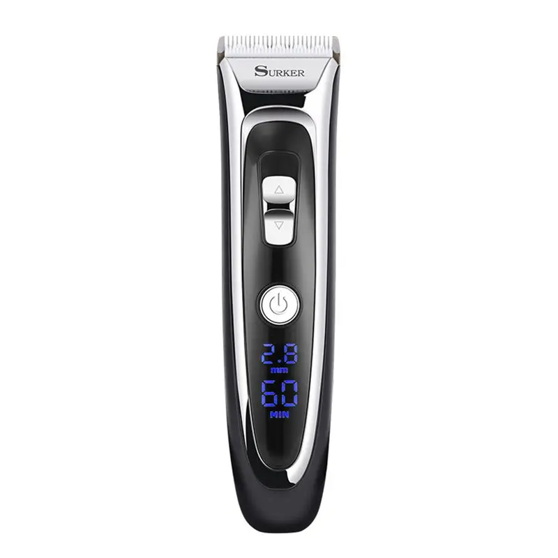 

SURKER Model RFC-688B Electric Foil Hair Trimmer for Men with Clean & Charge Station, Electric Men's Women's Hair Clippers Cutte