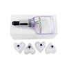 4 PCS Love-star Shape Plastic Vacuum Cupping Device Suction Cupping Massage Jars Cupping therapy set Cans for Vacuum Massage 2