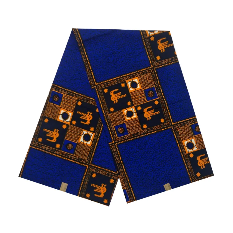 Самая изящная дизайнерская парафинированная ткань с кружевом Анкара Пейдж голландский блок принтов в ткани хлопок 6 ярдов/шт женское платье ткань V-L 756