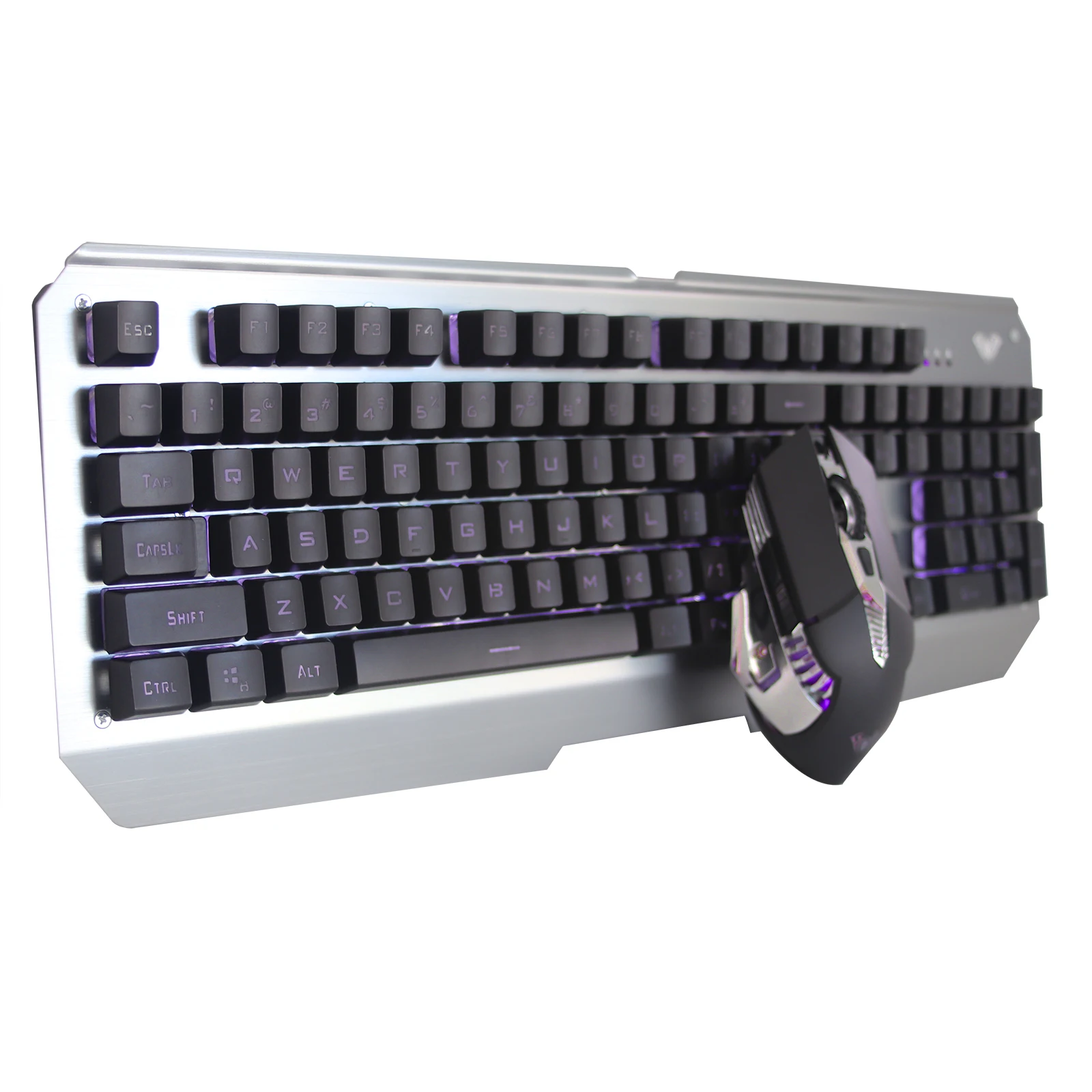Gaming Portable 2.4G 104Keys Ergonomic Wireless Keyboard With 800/1200/1600DPI Wireless Optical Mouse Combo For Computer Laptop