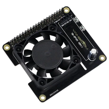 

ligent Temperature Control Fan Expansion Board with Oled Lcd for Raspberry Pi 4 Model B/3B+/3B