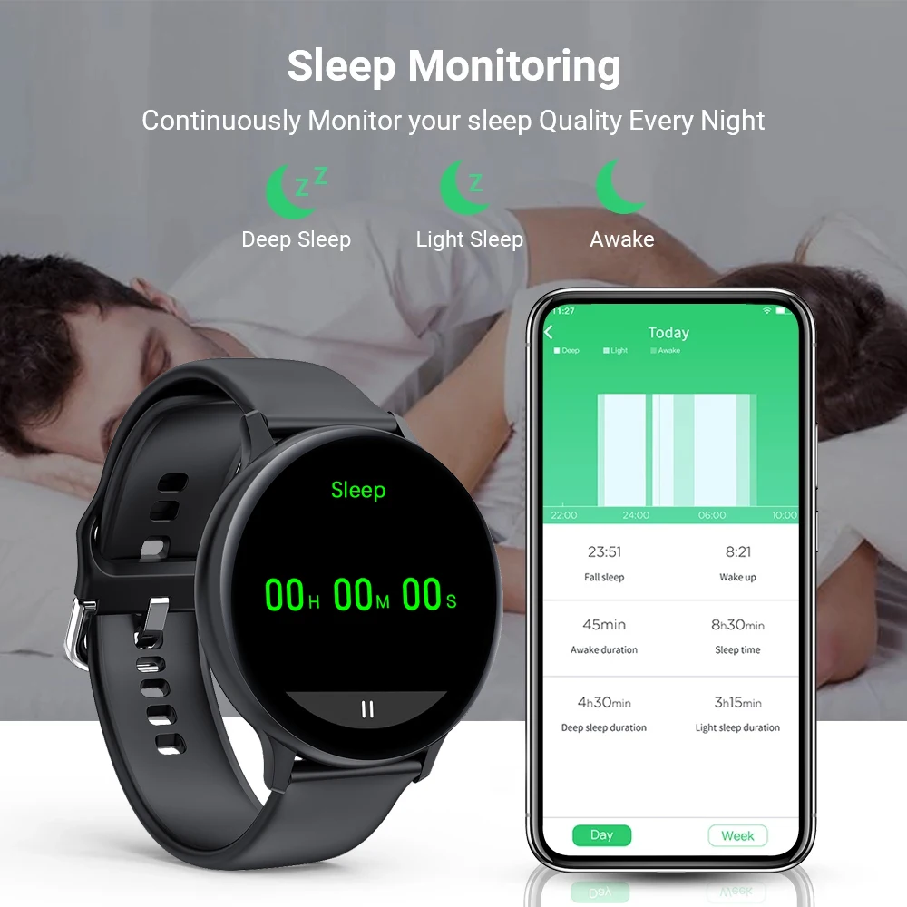 LIGE New Smart Bluetooth Call Watch Men Women Heart Rate Sports fitness tracker Bracelet Watch Man for Android IOS Xiaomi Huawei