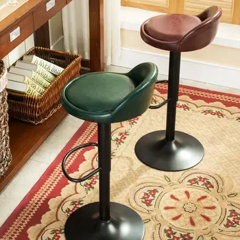 

Iron bar stool chair lift chair modern minimalist rotating bar chair high stool cashier chair